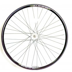 Roata fata 27.5x1.75 janta D-Disc  36H butuc aluminiu, ax cu piulita