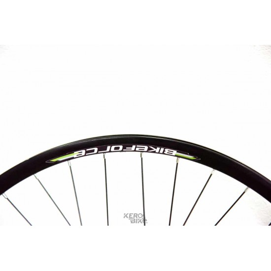 Roata fata 27.5x1.75 janta D-Disc  36H butuc aluminiu, ax cu piulita