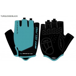 Manusi BIKEFORCE Slipy turqouise-black S Manusi BIKEFORCE Slipy turqouise-black S