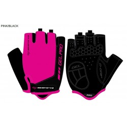 Manusi BIKEFORCE Slipy pink-black M Manusi BIKEFORCE Slipy pink-black M