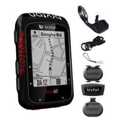Computer BRYTON AERO 60T GPS computer set (HRM+SPD+CAD+Aero mount)
