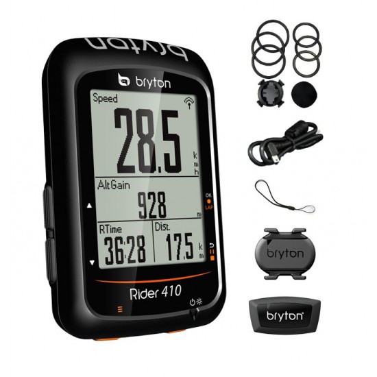 Computer BRYTON RIDER 410T GPS set computer (HRM+CAD) Computer BRYTON RIDER 410T GPS set computer (HRM+CAD)