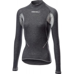 Bluza de corp cu maneca lunga Castelli Flanders 2W Warm de dama Gri XS Bluza de corp cu maneca lunga Castelli Flanders 2W Warm de dama Gri XS