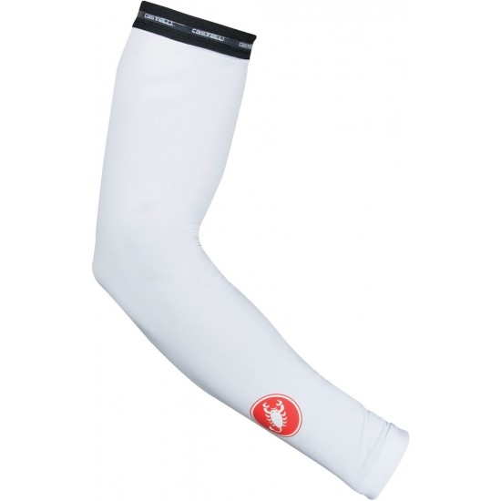 Incalzitoare brate Castelli UPF50+ Albe M Incalzitoare brate Castelli UPF50+ Alb M