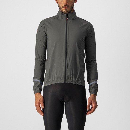 Jacheta de ploaie Castelli Emergency 2 Rain, Kaki, L Jacheta de ploaie Castelli Emergency 2 Rain Kaki L