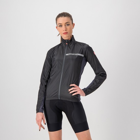 Jacheta de vant Castelli Squadra Stretch W de dama Antracit M