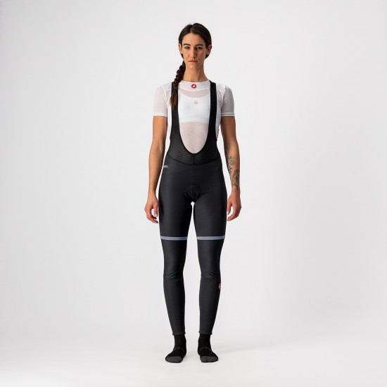 Pantaloni lungi Castelli Polare W, de dama, Negru, L Pantaloni lungi Castelli Polare W de dama Negru L