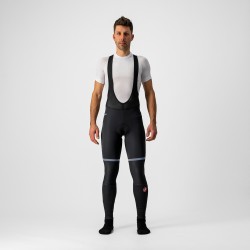Pantaloni lungi cu bretele Castelli Polare 3 Negru L