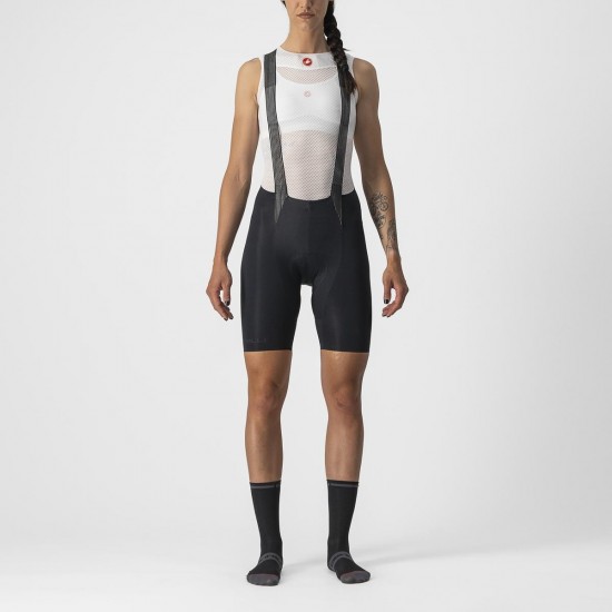 Pantaloni scurti cu bretele Castelli Free Aero RC W de dama Negru M