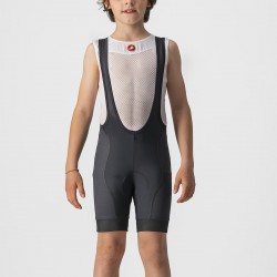 Pantaloni scurti cu bretele Castelli Jr Competizione pentru copii negru 12A Pantaloni scurti cu bretele Castelli Jr Competizione pentru copii negru 12A
