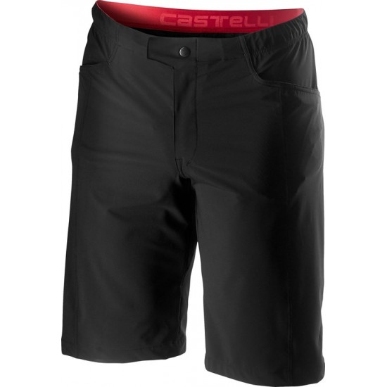 Pantaloni scurti cu bretele Castelli Unlimited Baggy Negru L Short Castelli Unlimited Baggy Negru L