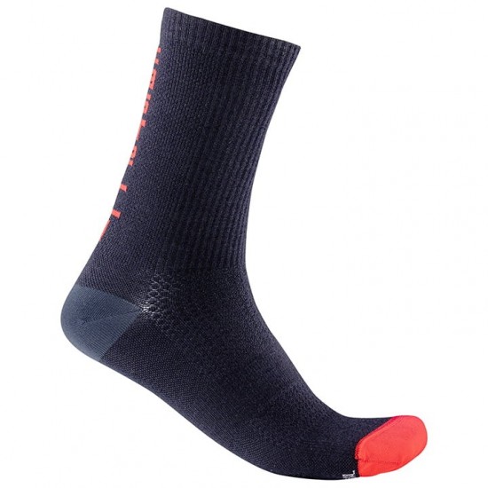 Sosete Castelli Bandito Wool 18 Bleumarin/Rosu XXL 44-47 Sosete Castelli Bandito Wool 18 Bleumarin/Rosu XXL 44-47