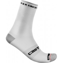 Sosete Castelli Rosso Corsa PRO 15 unisex alb XXL 44-47 Sosete Castelli Rosso Corsa PRO 15 unisex alb XXL 44-47