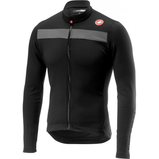 Tricou cu maneca lunga Castelli Puro 3 FZ, Negru S Tricou cu maneca lunga Castelli Puro 3 FZ Negru S