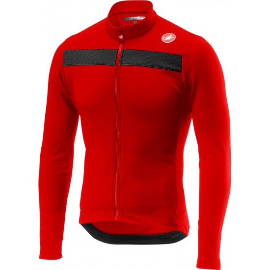 Tricou cu maneca lunga Castelli Puro 3 FZ Rosu M