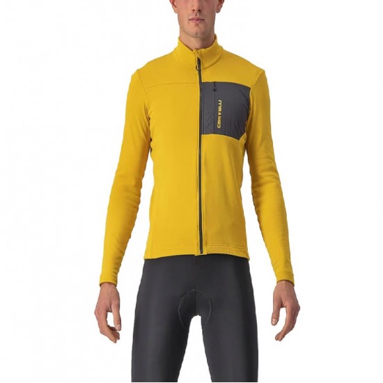 Tricou cu maneca lunga Castelli Unlimited Trail Galben/Antracit L