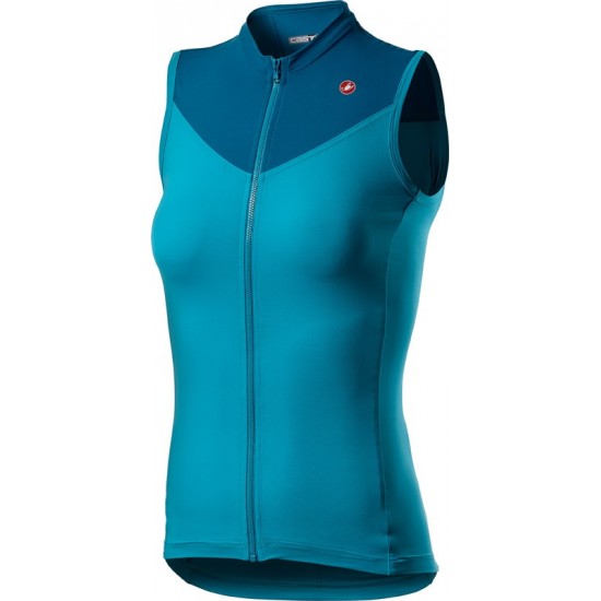 Tricou fara maneci Castelli Solaris Sky Blue/Marine Blue S Tricou fara maneci Castelli Solaris Sky Blue/Marine Blue S