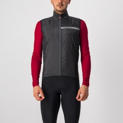 Vesta de vant Castelli Squadra Stretch Antracit L