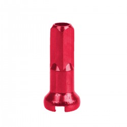 Niplu Aluminiu Anodizat 14 - 2 mm cnSPOKE 14G-A-Rosu