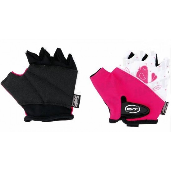 Manusi CONTEC Birdy - L - copii- roz/alb