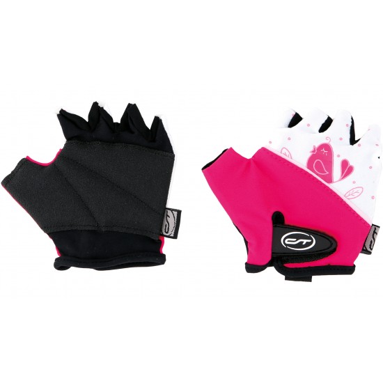 Manusi CONTEC Birdy - M - copii- roz/alb Manusi CONTEC Birdy - M - copii- roz/alb