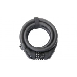 Incuietoare Cablu CONTEC PowerLoc Cifru 15mm/185cm - Black Incuietoare Cablu CONTEC PowerLoc Cifru 15mm/185cm - Black