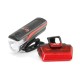 Far + stop CONTEC Speed Led USB - 20lux - negru/rosu Far + stop CONTEC Speed Led USB - 20lux - negru/rosu