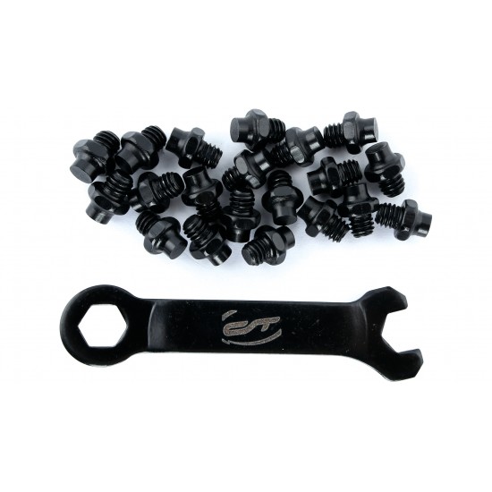Pini pedale CONTEC R-pins Select- negru 20buc - incl. cheie Pini pedale CONTEC R-Pins Select - Black 20buc - incl. cheie