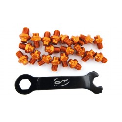 Pini pedale CONTEC R-Pins Select - Orange 20buc - incl. cheie Pini pedale CONTEC R-Pins Select - Orange 20buc - incl. cheie
