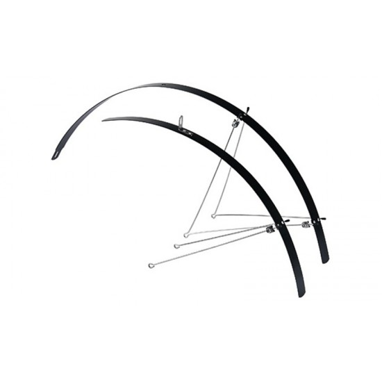 Aripi CONTEC Flat Fender 42mm Negru - set Aripi CONTEC Flat Fender 42mm Negru - set