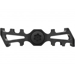 Pedale CONTEC Trial2 MTB aluminiu - Negru