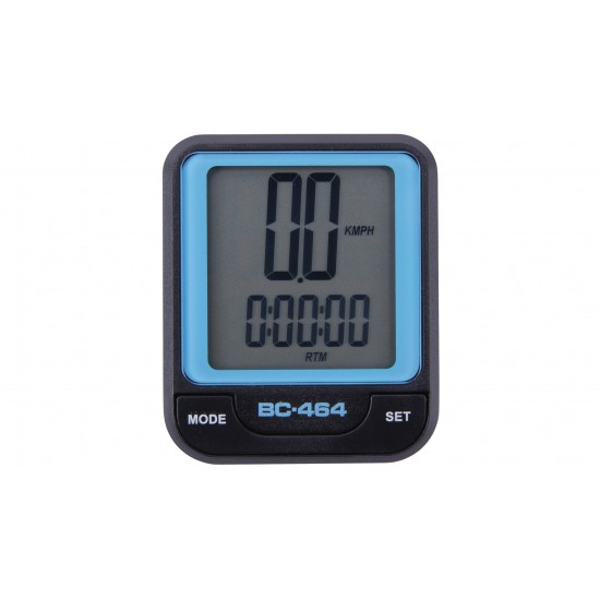 Ciclocomputer CONTEC CBC-464 8 Functii - Negru/Albastru neon Ciclocomputer CONTEC CBC-464 8 Functii - Negru/Albastru neon