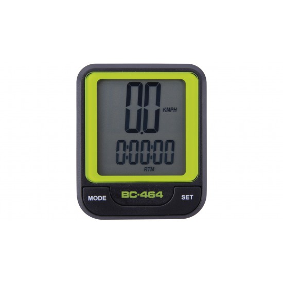 Ciclocomputer CONTEC CBC-464 8 Functii - Negru/Verde neon Ciclocomputer CONTEC CBC-464 8 Functii - Negru/Verde neon