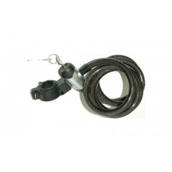 Incuietoare Cablu CONTEC C-400 8mm/150cm - Black