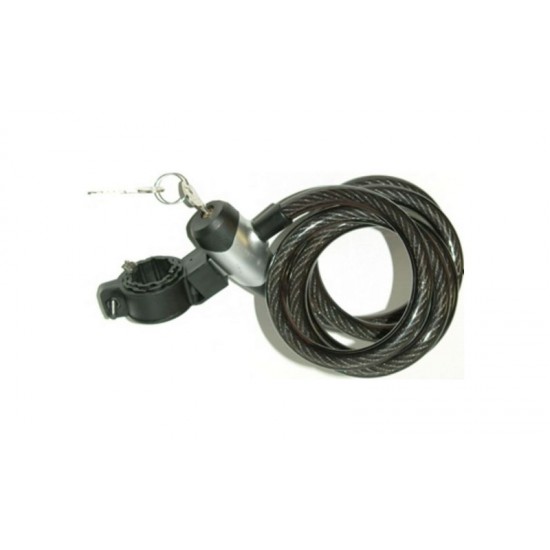 Incuietoare cablu CONTEC C-400 Cheie 8mm 1500mm Incuietoare Cablu CONTEC C-400 8mm/150cm - Black