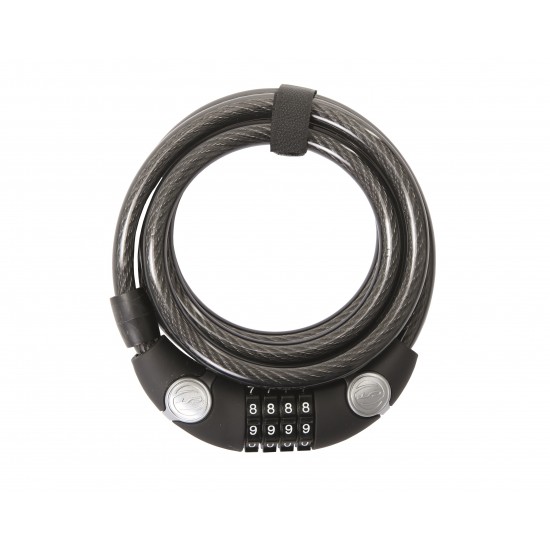 Incuietoare cablu CONTEC EcoLoc 12mm - cu cifru Incuietoare Cablu CONTEC EcoLoc Cifru 12mm - Black