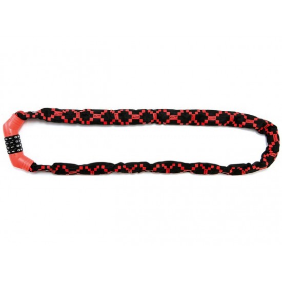 Incuietoare lant CONTEC Neoloc 5mm*100cm - cifru Rosu Incuietoare Lant CONTEC Neoloc Cifru 5mm/100cm - Red