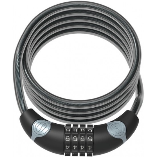 Incuietoare cablu CONTEC EcoLoc 10mm 1850mm - cifru Incuietoare Cablu CONTEC EcoLoc Cifru 10mm/185cm - Black
