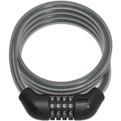 Incuietoare Cablu CONTEC PowerLoc Cifru 12mm/185cm - Black Incuietoare Cablu CONTEC PowerLoc Cifru 12mm/185cm - Black