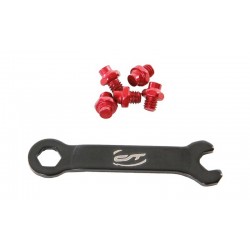 Pini pedale CONTEC - Red | 20buc Pini pedale CONTEC - Red | 20buc