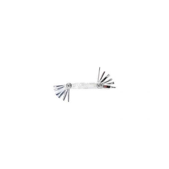Set imbus CONTEC Multi-Tool 14 functii argintiu