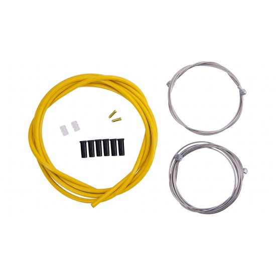 Set cablu + camasa frana CONTEC Neostop fata/spate - Yellow Set cablu + camasa frana CONTEC Neostop fata/spate - Yellow