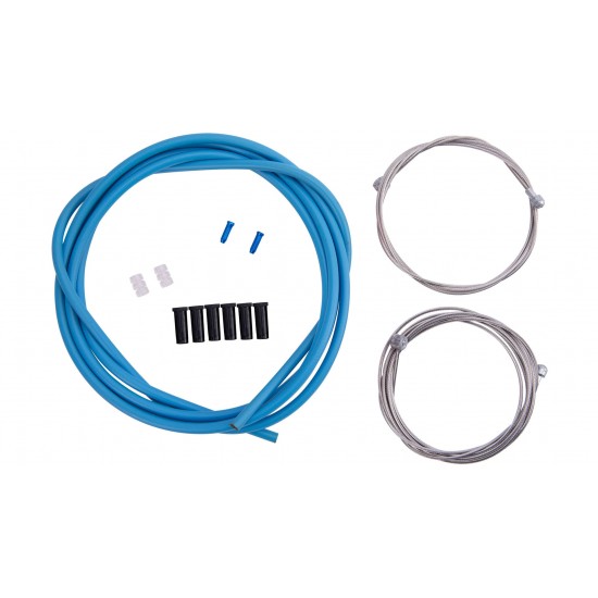 Set cablu + camasa frana CONTEC Neostop fata/spate - Blue Set cablu + camasa frana CONTEC Neostop fata/spate - Blue