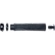 Mansoane CONTEC Grip Merge Mountain Straight 140mm - Black