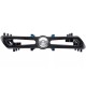 Pedale CONTEC TwoFace - Matt Black/Sandblasted Pedale CONTEC TwoFace - Matt Black/Sandblasted