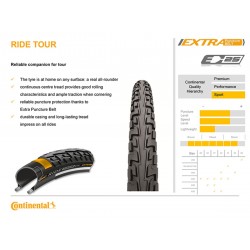Anvelopa Continental Ride Tour Reflex Puncture-ProTection 42-622 (28x1.6)