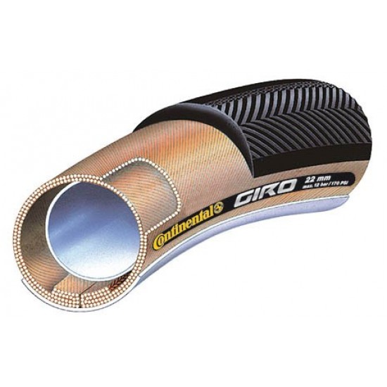 Anvelopa pliabila Continental GIRO 28*22mm (27*1) Anvelopa tubulara Continental GIRO 28x22mm (27x1)