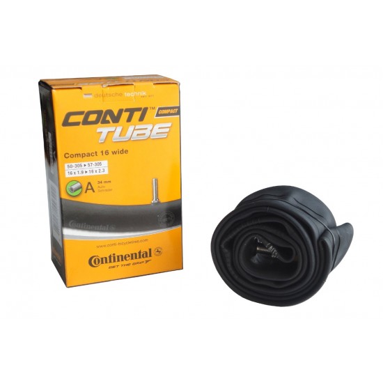 Camera bicicleta Continental Compact 16 Wide A34 32/47-305/349 Camera Continental Compact 16 Wide 50/57-305 16x1.9-2.3 A34