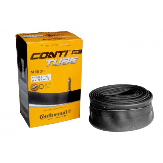 Camera bicicleta Continental MTB 29 D40 valva Dunlop Camera Continental MTB 29 47/62-622 29x1.75-2.5 D40