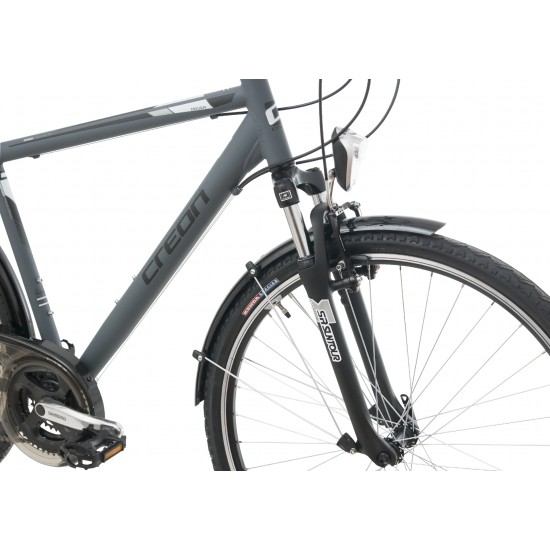 Bicicleta CREON Dover Trekking 28 - Gri 480mm Bicicleta CREON Dover Trekking 28 - Gri 480mm